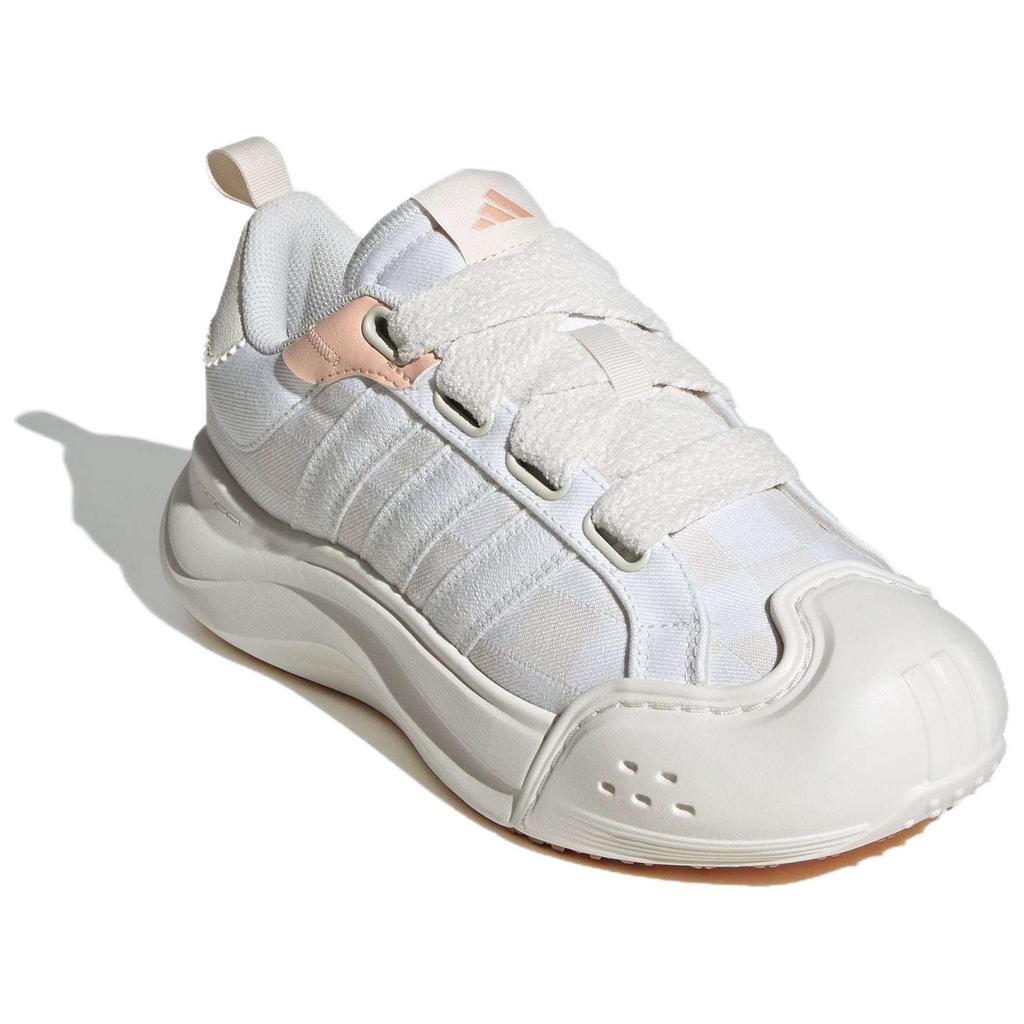 Adidas Maxxcourt Spw Trendy Non-Slip Durable Low-Top Tennis Shoes Women Sneakers White Pink JR8352