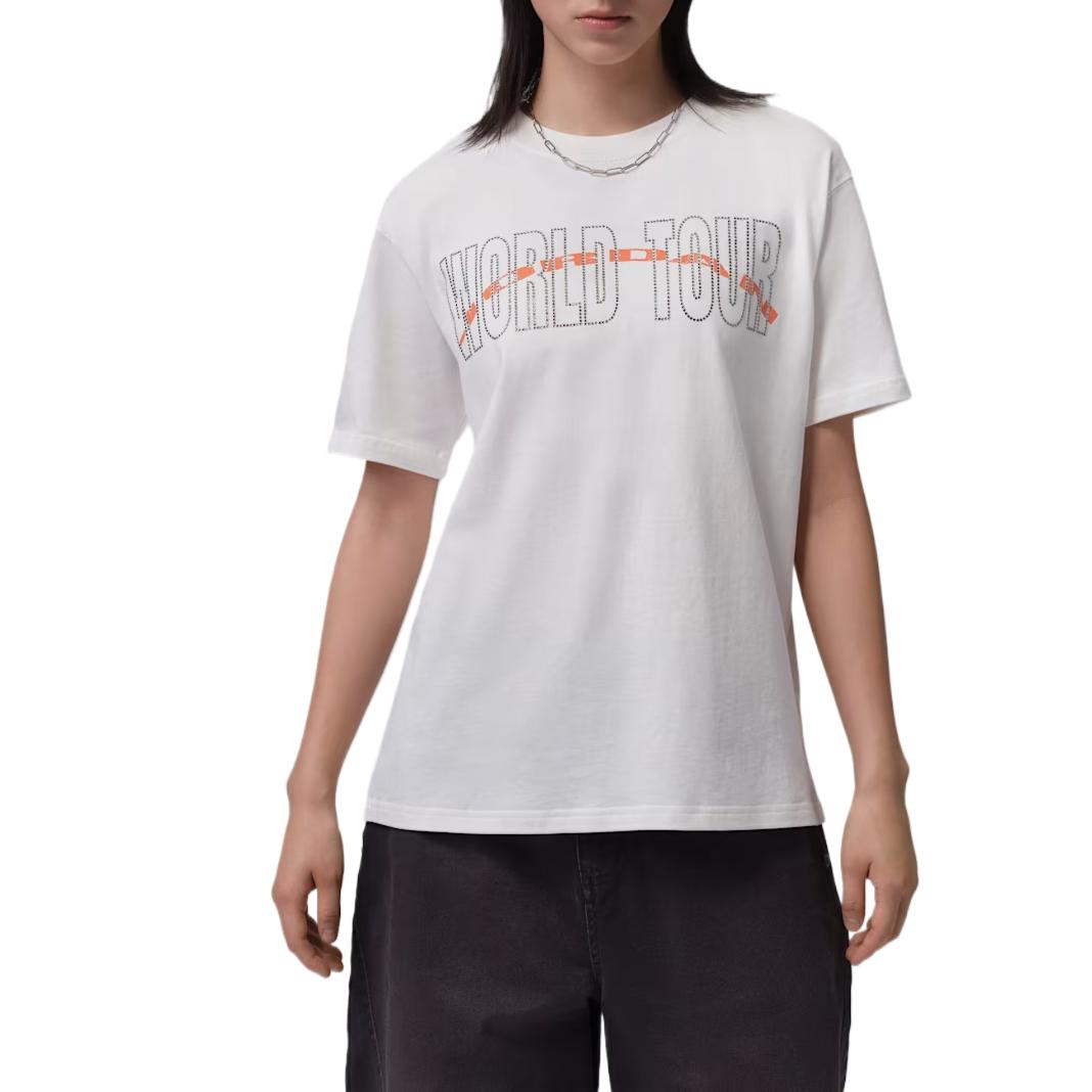 Jordan Solid Color Letter Pullover T-Shirt Women tops IF0840-133 XL