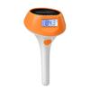 Thermomètre de piscine solaire à chargement automatique Affichage numérique Lumière de piscine à éclairage doux pour tout élément aquatique
