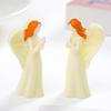 3 Pcs Mini Guardian Angel Figurines Small Resin Angel Statues Little