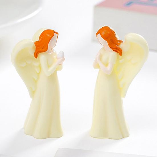 3 Pcs Mini Guardian Angel Figurines Small Resin Angel Statues Little