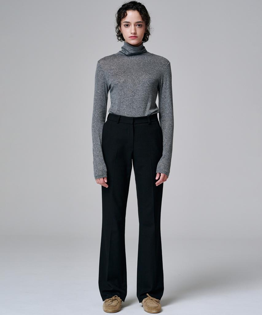 Marop 2131 Stretch Slim Bootcut Pants (Black)