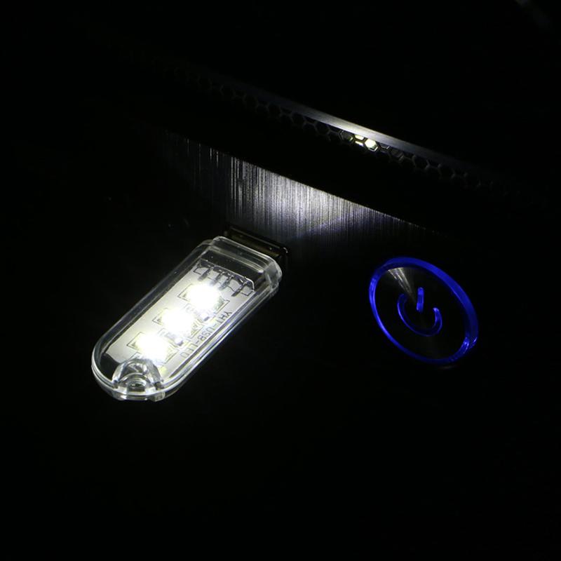 Portable Mini Led Night Light Camping Equipment Usb Power 3 Led Light Chips Lamp