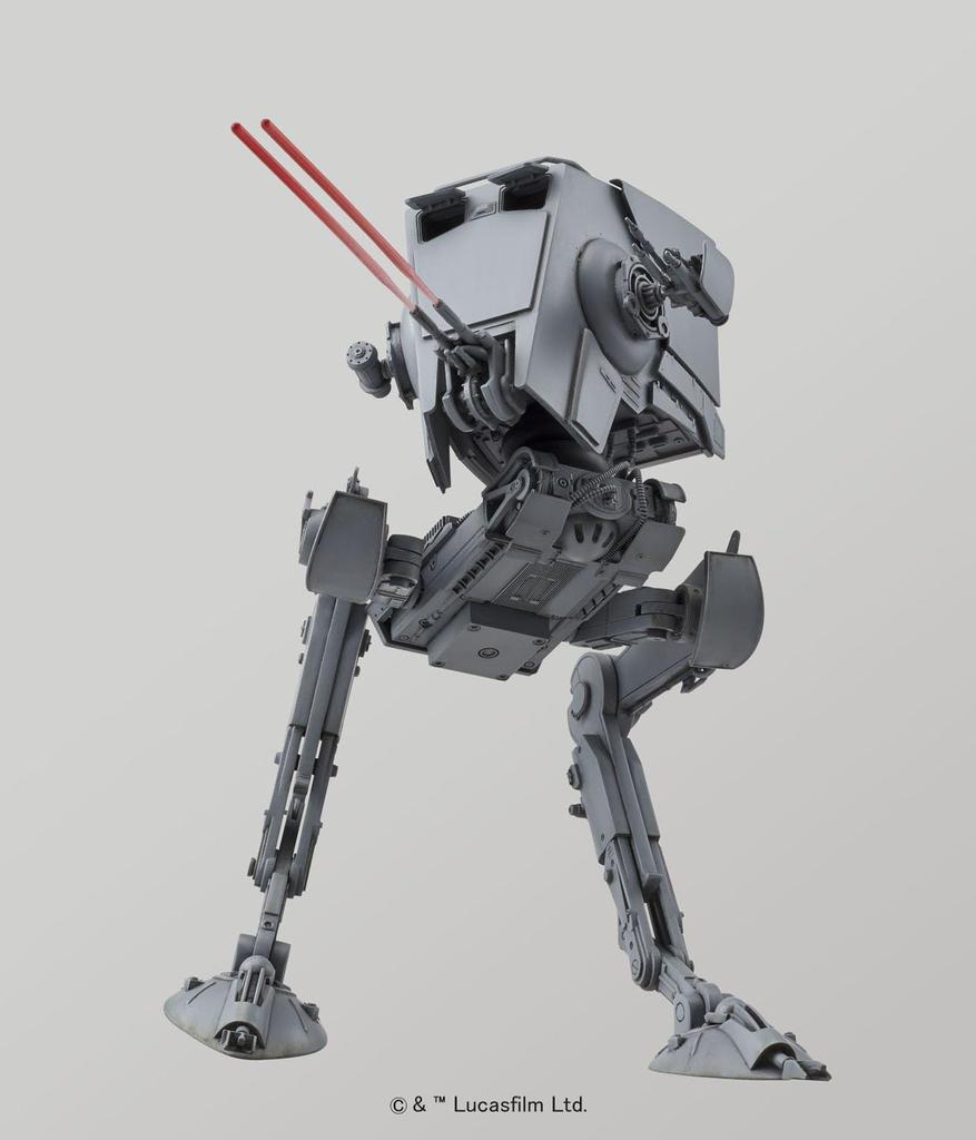 Plastikový model BANDAI SPIRITS Star Wars 1/48 AT-ST, barevné kódování (nová verze)