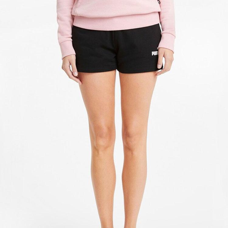 Puma Sports Training Knitted Breathable Shorts Women shorts Black 845595-01
