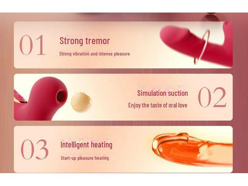 GALAKU Millie Vibrator: Intelligent Heating & Sucking Device for Female Pleasure, 100 Units/Box