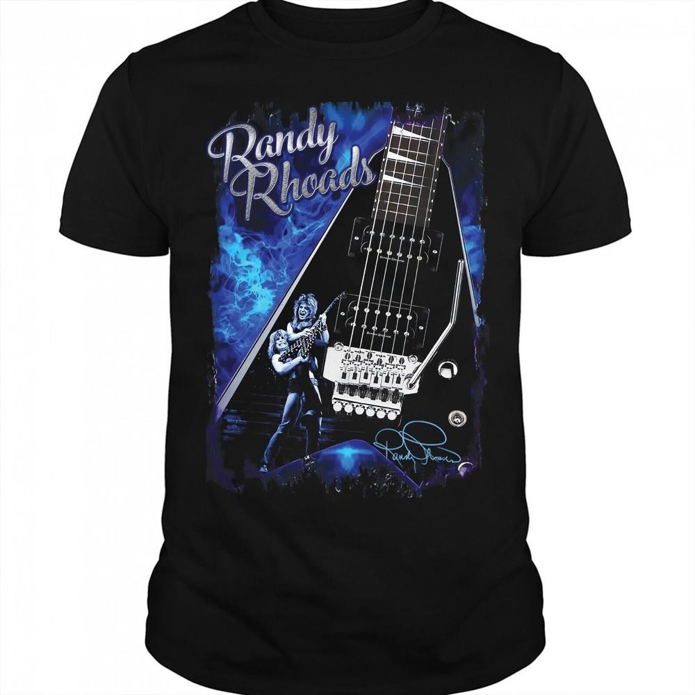 Randy Rhoads T-Shirt Heavy Cotton Black Unisex S-4XL VN2375 Unisex T-Shirt XXXL