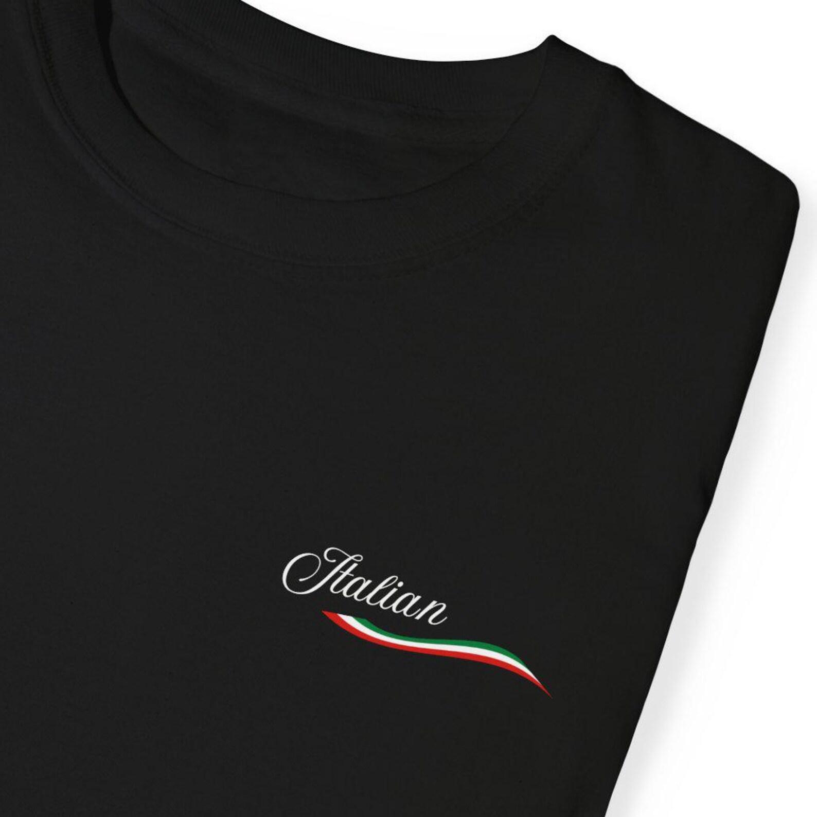 Italian T-Shirt, Unisex Comfort Colors Garment-Dyed Tee, Italian Flag Shirt, Italian Pride, Italian Man Gift, Italian Friend Gift, Italian L