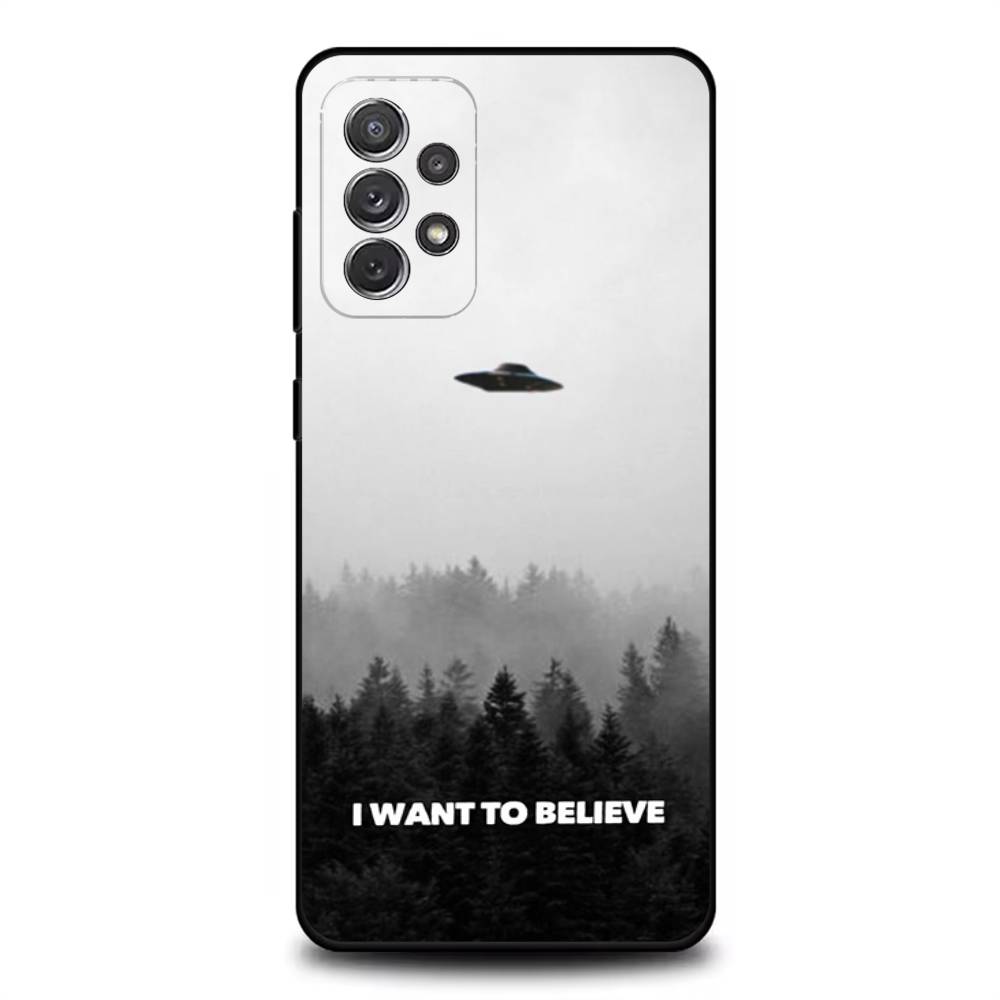 Movie The X-X F-Files Phone Case For Samsung S 25,24,23,22,30,21,10,9,Ultra,Plus,Lite,FE,4,5G Black Soft Case
