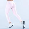 Seamless Matte Nylon Yoga & Running Pants with Hip-Enhancing Waist