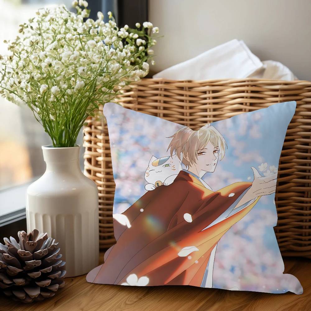 Natsume Takashi Anime Örngott Soffkuddfodral Heminredning Barn Present