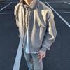 Men's American Style Tie-Dye PU Leather Pilot Jacket - Autumn Loose Fit, Cleanfit