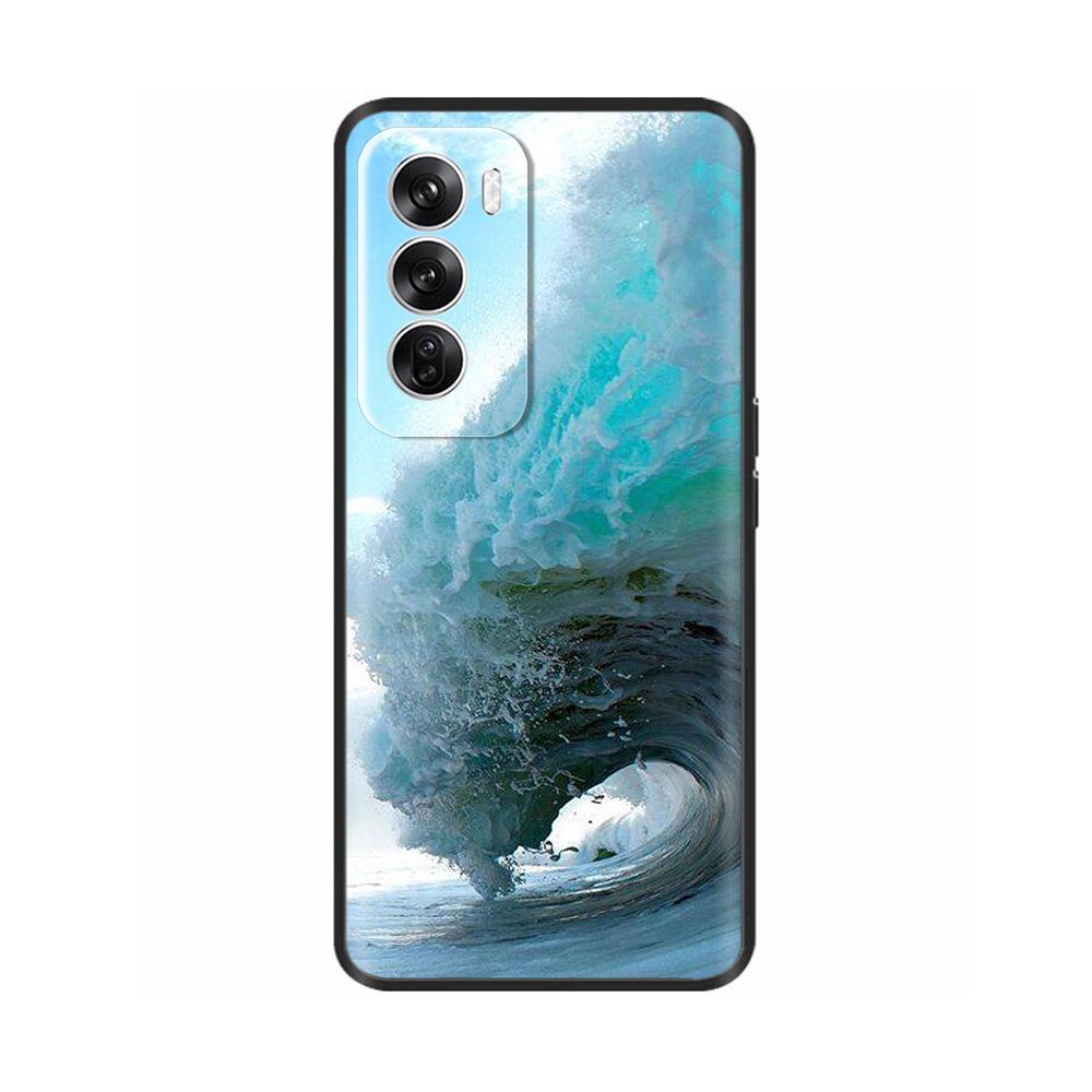 Luxury Painted Case For OPPO Reno 12 Pro Back Cover Silicone Phone Case For OPPO Reno 12 Reno12 Pro 5G Protective Shell Capas
