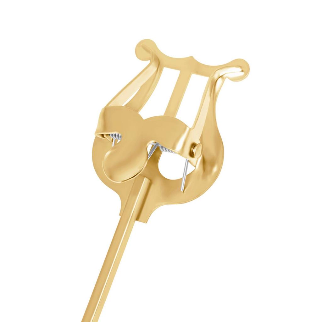 Tubas Marching Clamp-on Lyre Metal Plating Sheet Music Clip Tuba Marching Score Clip Musical Instrument Accssories