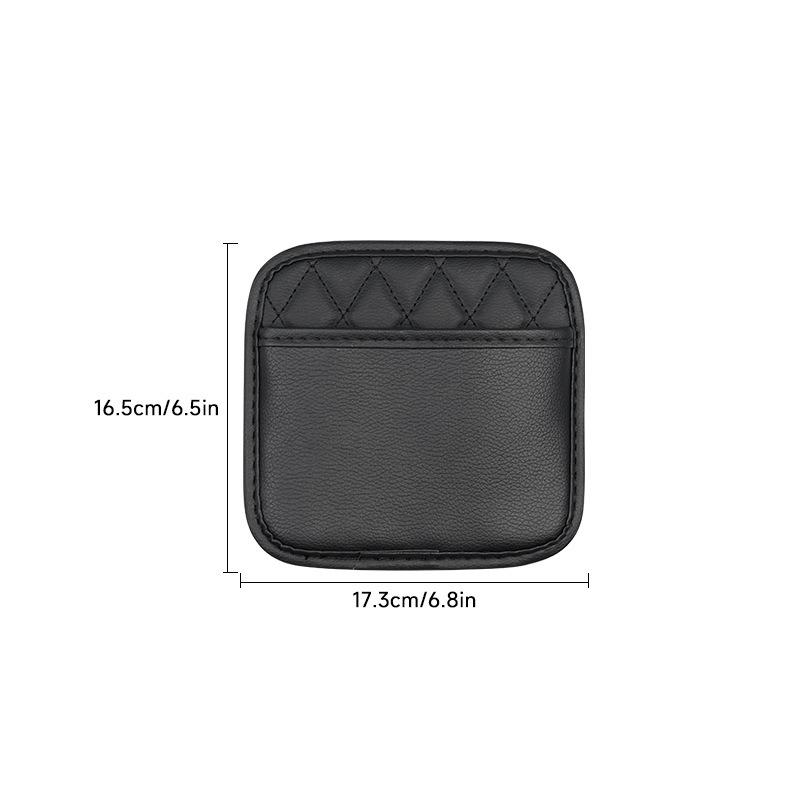 Car Storage Box Stick Console Seat Seam Tidying Kit for Phone Purse Card Sticky Pouch Purse Car Interior Accessories Storage Bag