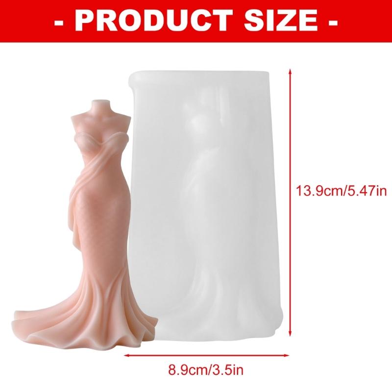 Stampi in Silicone per la Realizzazione di Candele, Stampo per Colata in Resina Epossidica per Matrimoni, Candele per Aromaterapia, Sapone, Artigianato Artistico per la Casa, Decorazioni