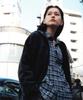 Nomanual R.P Layer Hooded Zip-Up - Washed Black