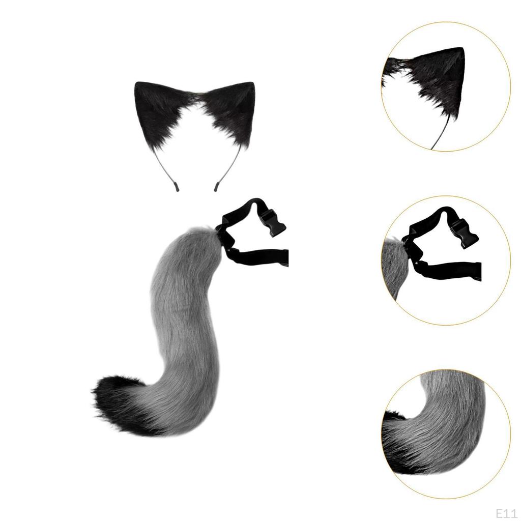 and Tail Set Animal Cosplay Costume for Birthday Stage Performance