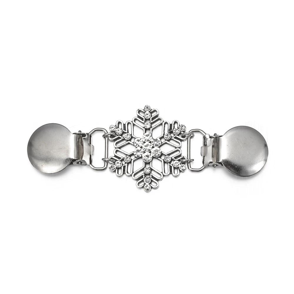 Vintage Cardigan Duck DIY Clip Pin Women Shawl Blouse Collar Sweater Scarf Clasp Charm Shiny Rhinestone Pin Gift for Ladies