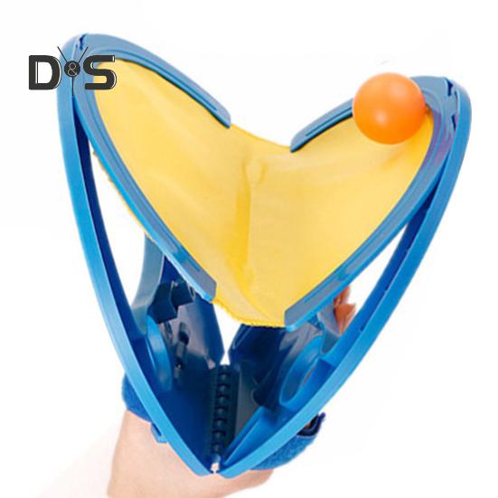 Racket Pocket Catch Game Justerbar håndgripende racket Kids Kaste Catch Ball Leke med Launcher Kaste og Fang Ball Spill Utendørs Leker med Baller