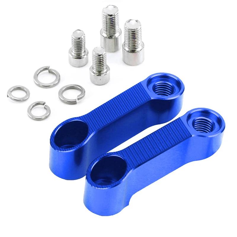 2 Stück Motorradzubehör Aluminium Spiegel Erhöhungs-Verlängerungshalter Rückspiegel Verlängern Für Honda Monkey Z125 Z120 z 125