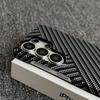 Applicable To Samsung S26Ultra Half Pack Magnetic Mobile Phone Case Carbon Fiber S24u Ultra-thin PC Anti-drop S23p Protective Case
