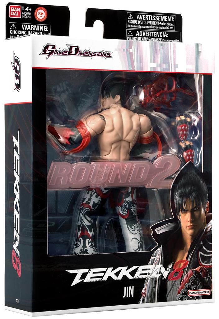 Game Dimensions Tekken Jin Kazama Action - - Figure.