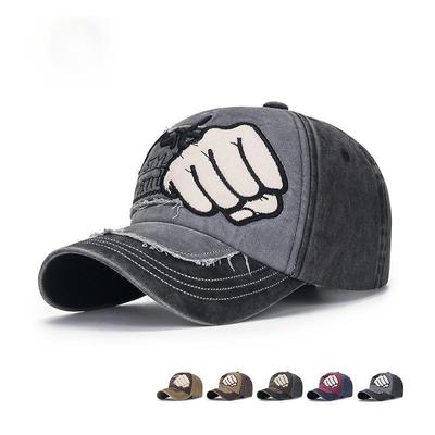 European and American Style Old Baseball Caps for Men and Women, Five Pieces, Supplementary Flying Edge Washed Sun Hat, Foreign Trade Cap