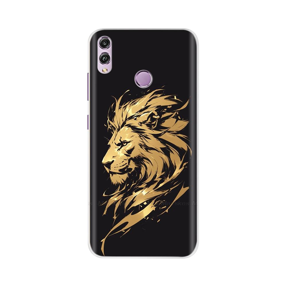 Für Honor 8X Hülle Mode Klare Bunte Weiche Handy-Rückabdeckung Für Huawei Honor 8X Silikon Funda Stoßfänger Schalen für Honor 8X