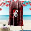 AFC Bournemouth Aufdruck Strandtuch, Großes Weiches Schnelltrocknendes Handtuch für Strand Camping Schwimmen