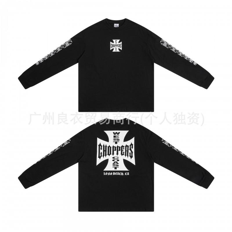 Mens Streetwear Long Sleeve Tee With