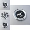 Mustang Kofferraum Heckklappe Emblem Abzeichen Tankdeckel Ford Jubiläumslogo 59" Chrom