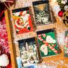 Mr. Paper, Winter Town Christmas Tree Theme Sticker Book, Scrapbook, Phone Case Christmas Party Decoration Stickers, 30 Pcs/book