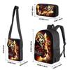 Animale Tigre 3 Pezzi/Set Zaino Con Borse a Tracolla, Astuccio, Cartella Scolastica Per Ragazzo/Ragazze Miglior Regalo 2D Cartone Animato Borse Scolastiche Per Studenti