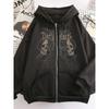 Trendy European and American Style Autumn and Winter Hooded Sweatshirt