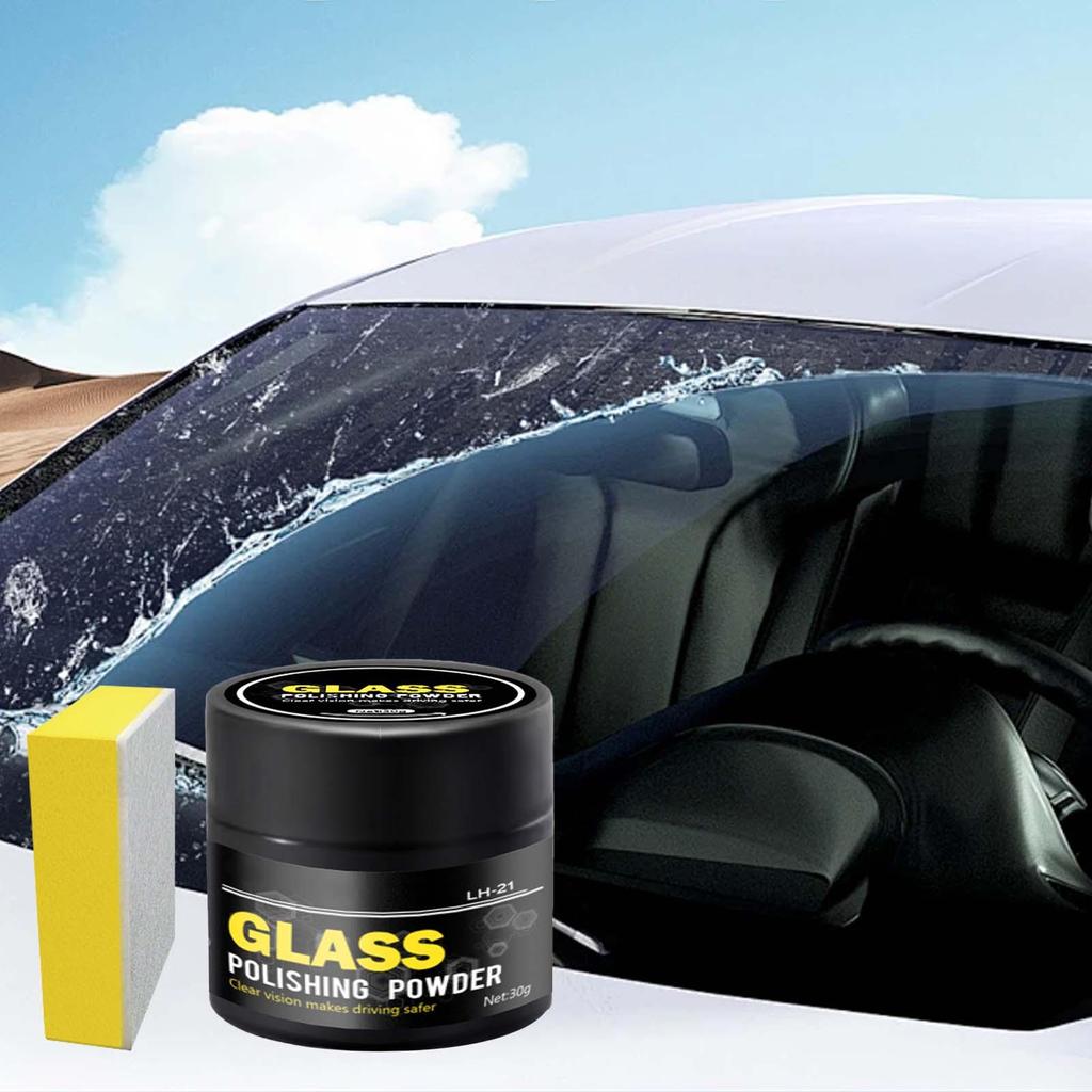 Windshield Scratch Remover Glasses Scratch Remover Window Cleaner Powder Detergent Car Glass Cleaning Powder Safe Windshield