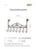 Over-the-Door No-Drill Coat Hook for Bathroom and Bedroom