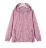 Women's Sun Protection Printed Hooded Jacket - Breathable, Loose-Fit for Middle-Aged and Elderly