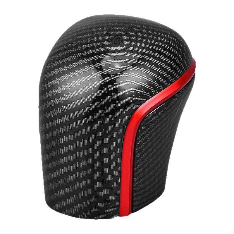 Carbon Fiber Car Gear Shift Lever Stick Head Knob Cover Car Accessories Trim for Corolla 2019-2025 Camry 2018-2025