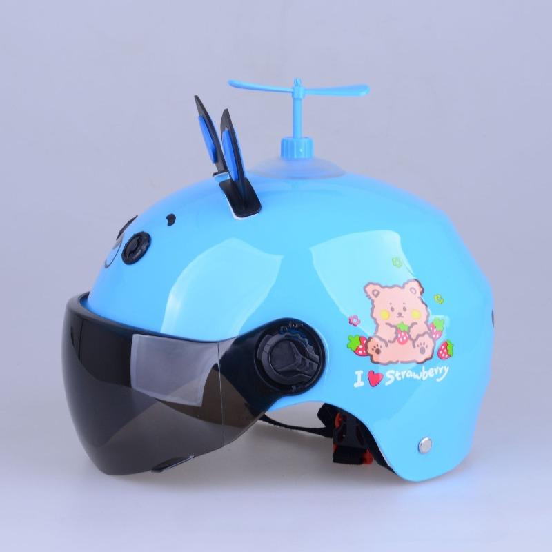 Children's Half Helmet Electric Vehicle Anti-fog Helmet Summer Full Helmet Boys and Girls Elementary School Helmet