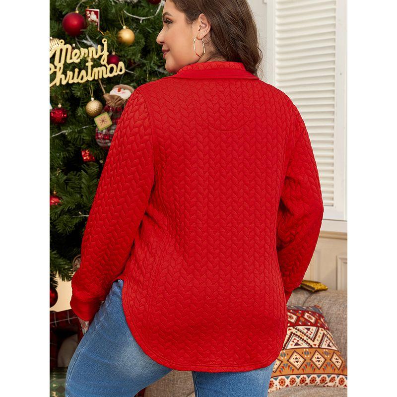 American Shiying Plus Size Half Zipper Pullover Knitwear Female 2025 Winter New Arrival Pure Color Hoodless Sweater Female