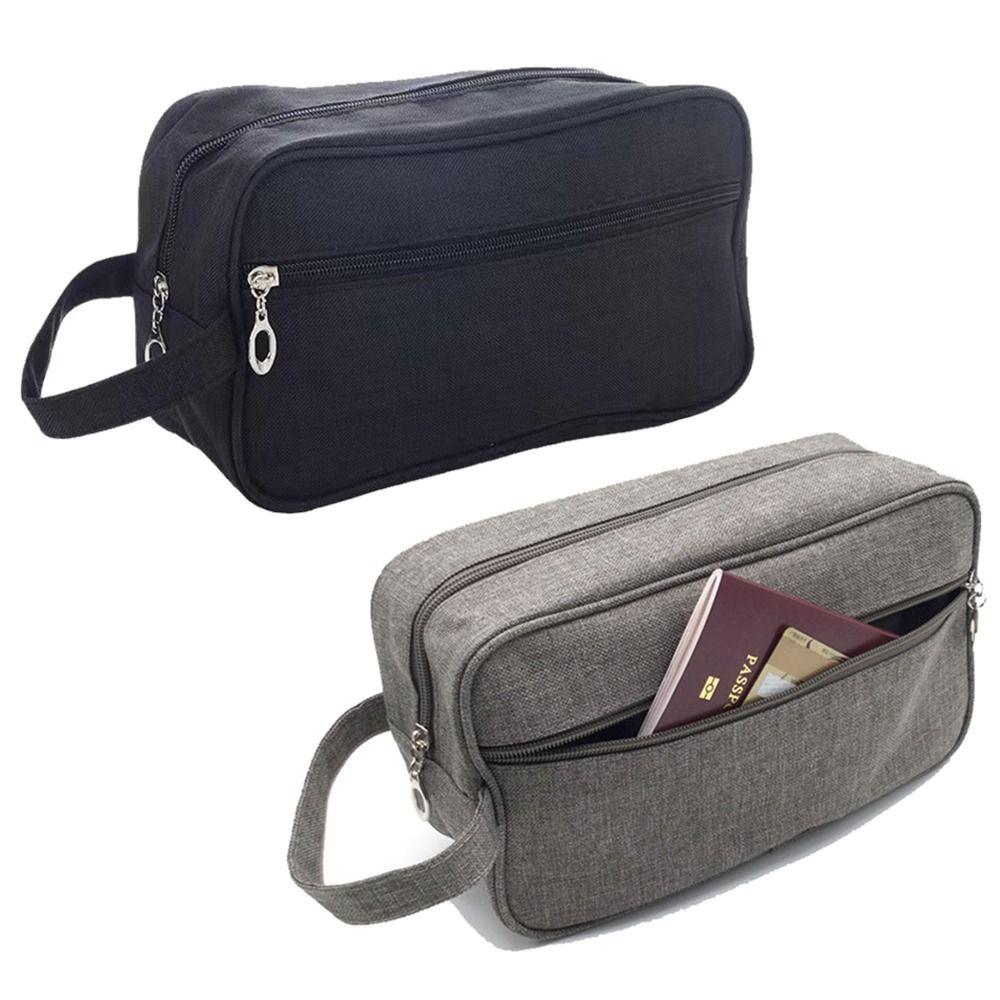 Oxford Cloth Portable Makeup Handbag Waterproof Toiletry Storage Pouch Men's Grooming