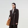 LESS 2025 Spring Lapel Long Suit Jacket