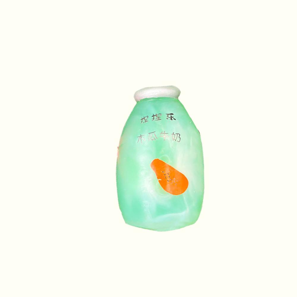 Summer Kawaii Squishy Big Milk Tea Cup Counter-Stress Pinching Press Kids Plaything Fruit Cup Sensory Stress Relief Water Polo Gift