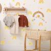 Tj022 Hand-Painted Stars Rainbow Sun Bronzing Wall Sticker Decoration Children'S Room Bedroom Background Self-Adhesive Wall Sticker