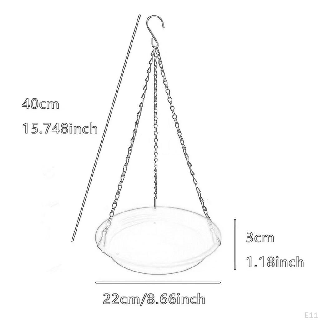 Fågelmatare Fågelbad Fåglar Vattenstation Matskål för Gård Balkong Gåva