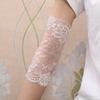 Women's Summer Lace Sun Protection Arm Sleeves with Elbow and Wrist Support
