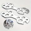 1pc Versatile Mountain Bike Multi-Hole Wrench Repair Tool,Plum-Shaped Bicycle Wrench, Suitable for Hand Tools And Bike Repair Tool