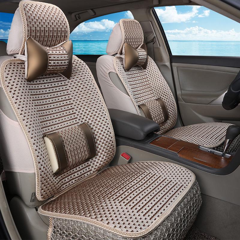 

Подушка на сиденье автомобиля Nissan Sylphy, Qashqai, X-Trail из ледяного шелка - Универсальная, Прохладная, Летняя и Всесезонная накидка на переднее сиденье. Regular