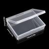 Prasacco 3 Pieces Clear Playing Card Boxes, Plastic Storage Box Holder, Card Deck Case, Empty Playing Cards Storage Organizer for Bank Cards, Business